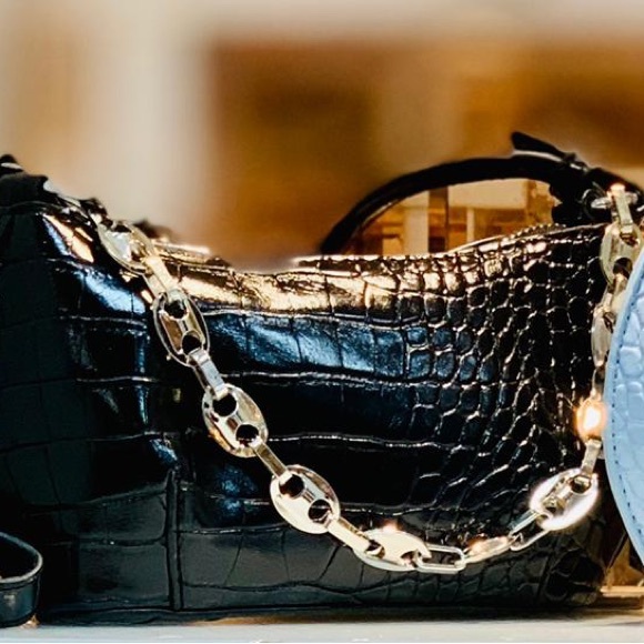 Black shoulder bag - Picture 7 of 8